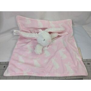 Blankets Beyond White Rabbit Pink Security Blanket Stuffed Animal Toy